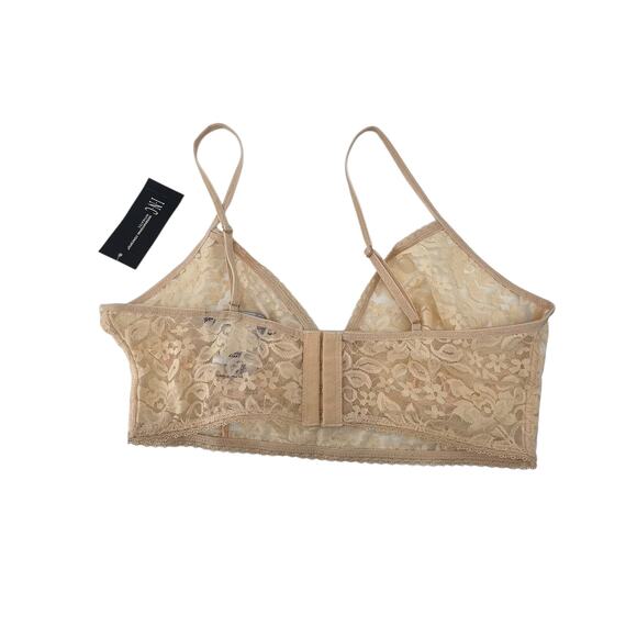 Lot of 2 INC Bralettes Core Bral Hang Size Medium Pink Beige Lace Bra NEW - Picture 5 of 5